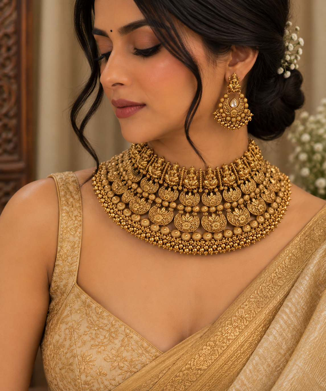 Vamika Temple Choker Set