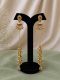 Meher ruby Kashmiri Earrings