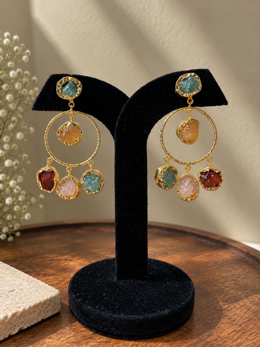 Soreya Multicolour Crystal Earrings