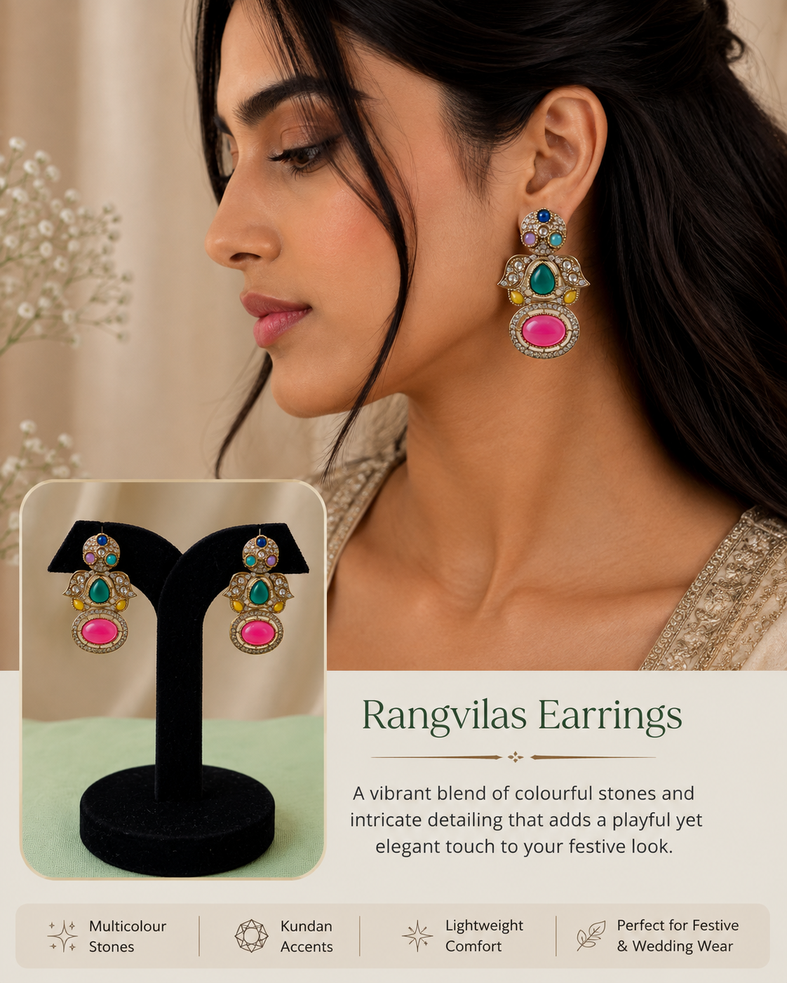 Rangvilas Earrings