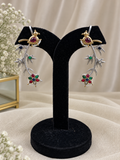 Avyra Multicolour Peacock Ear Cuff