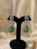 Avyra Green Drop Earrings