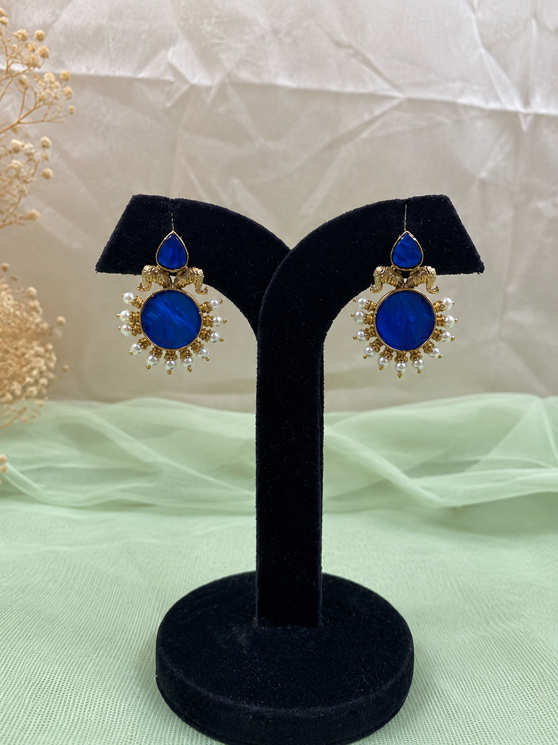 Tavira Blue Drop Earrings