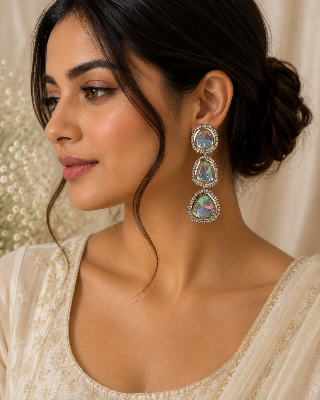 Aurelle kundan Earrings