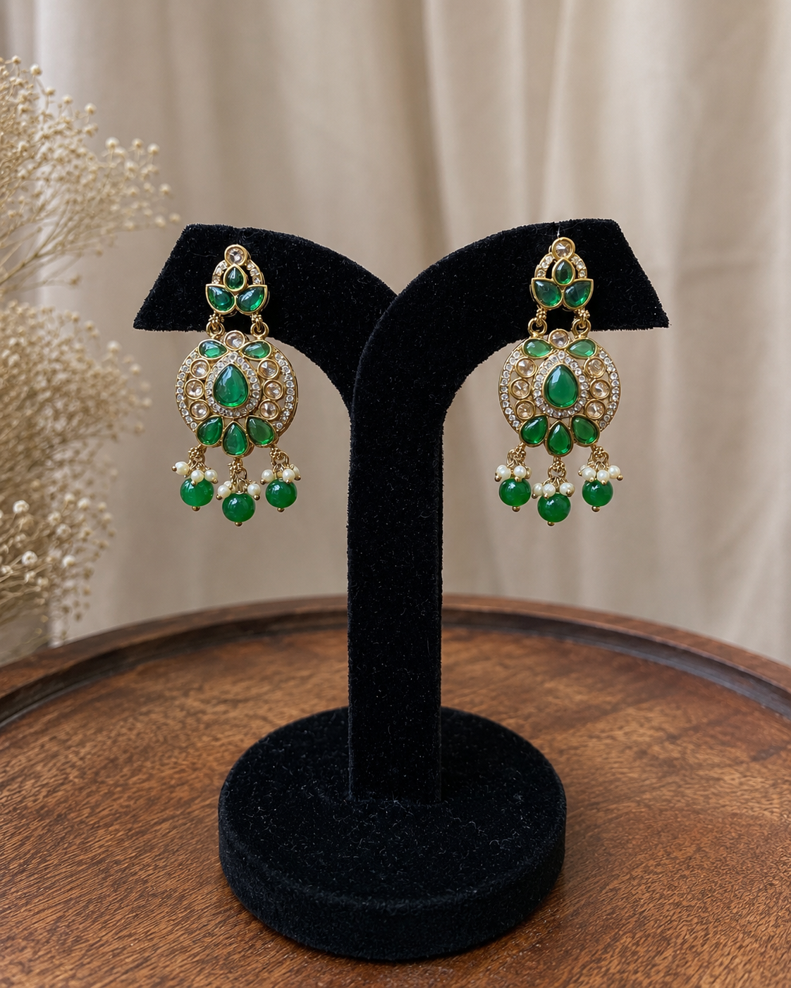 Reyva Emerald Earrings