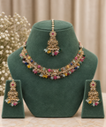 Vihana Navratan Jhumka Choker Set