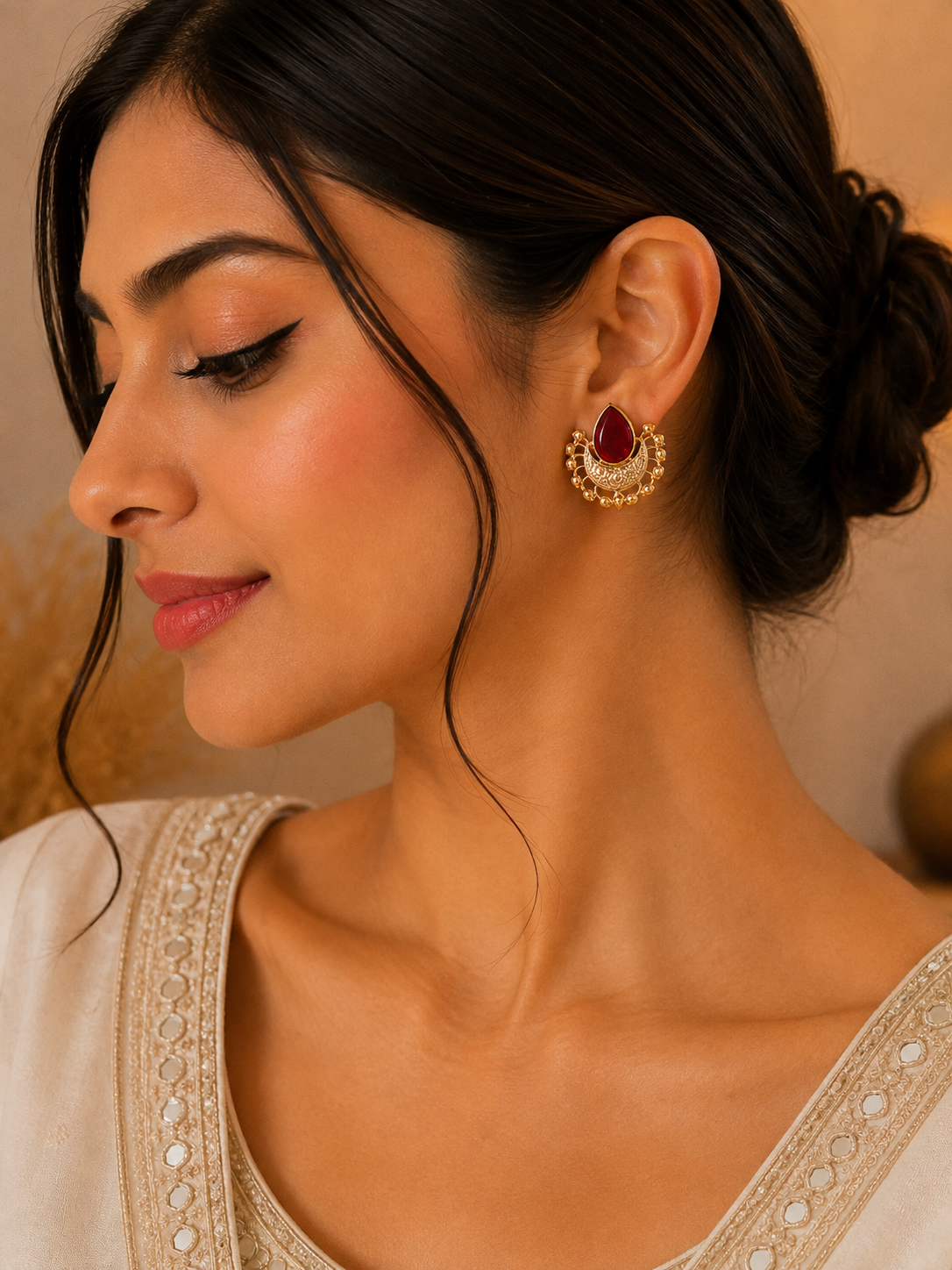 Zarika Ruby Studs