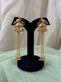 Mayur Green &Ruby Kashmiri Earrings