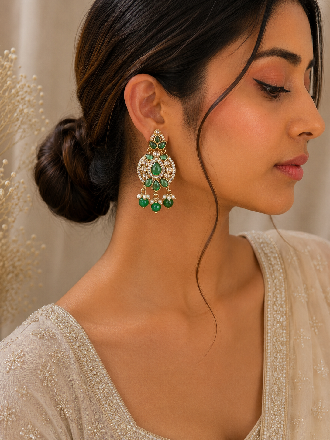 Reyva Emerald Earrings