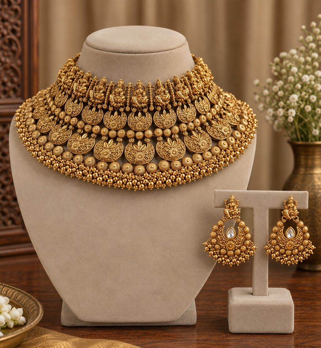 Vamika Temple Choker Set