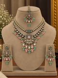 Zareen Pastel Kundan Set