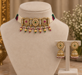 Ishani Meenakari Choker Set