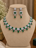 Vanya Emerald AD Necklace Set