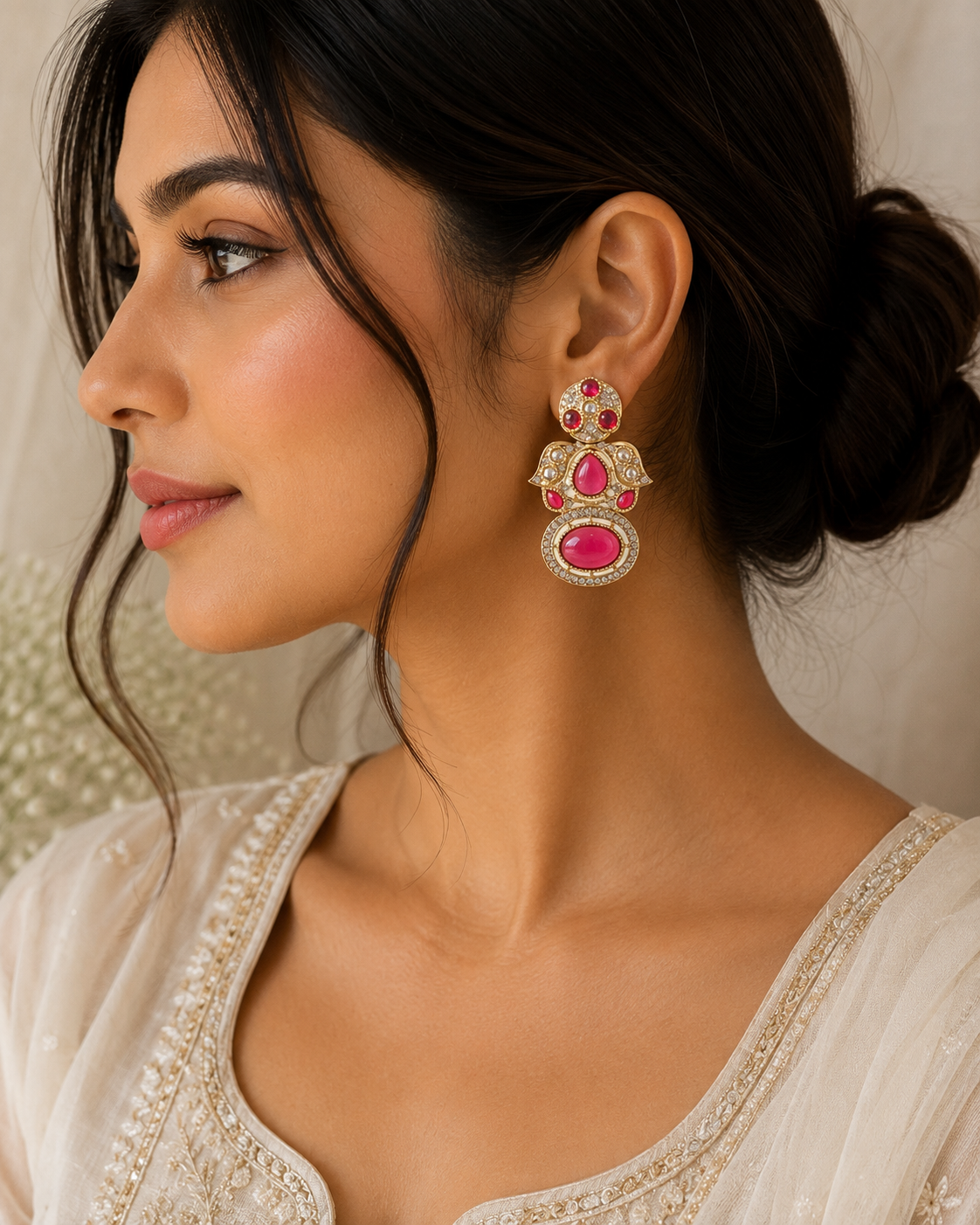 Ruha Ruby Earrings