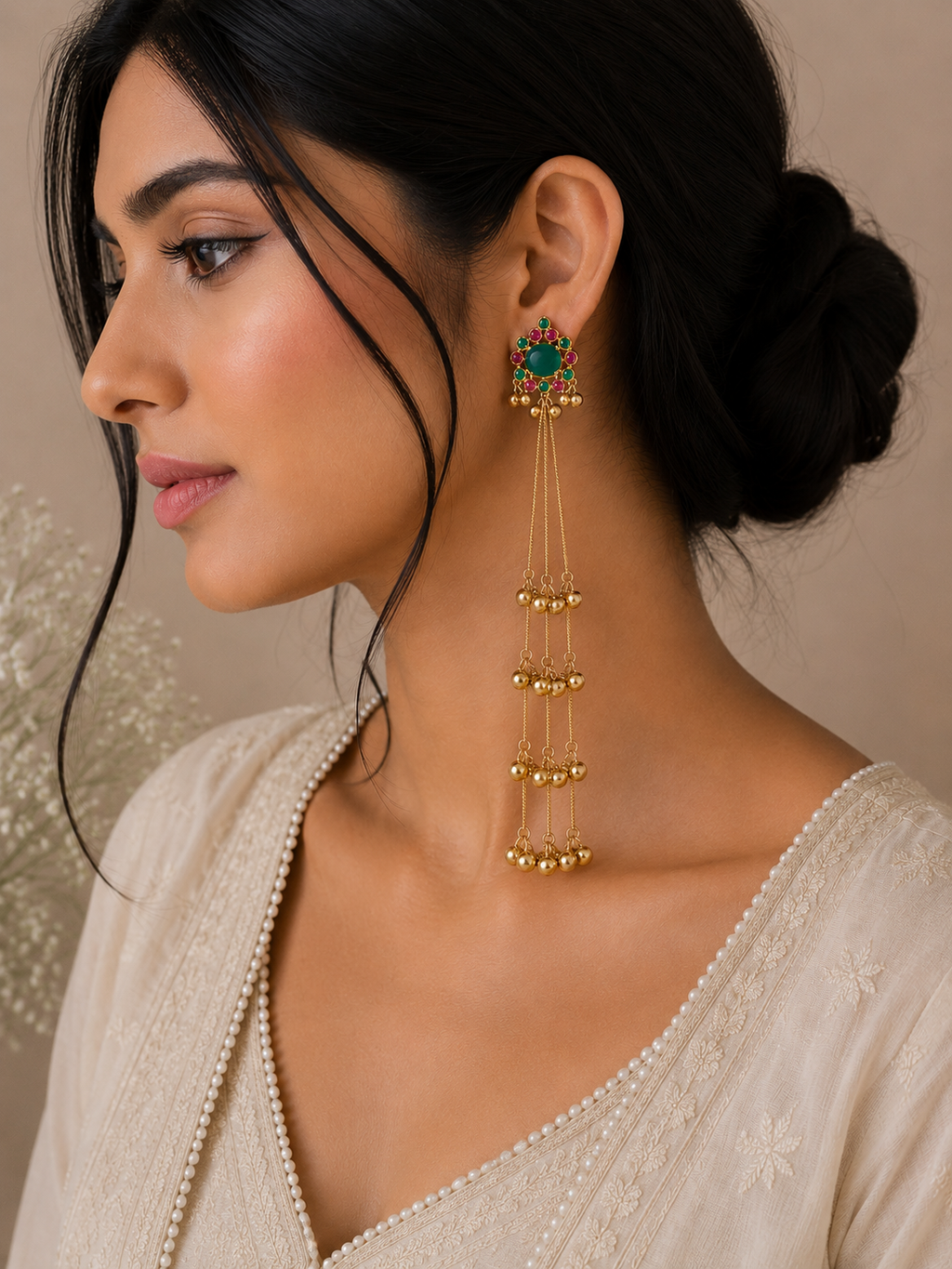 Reva Kashmiri Earrings