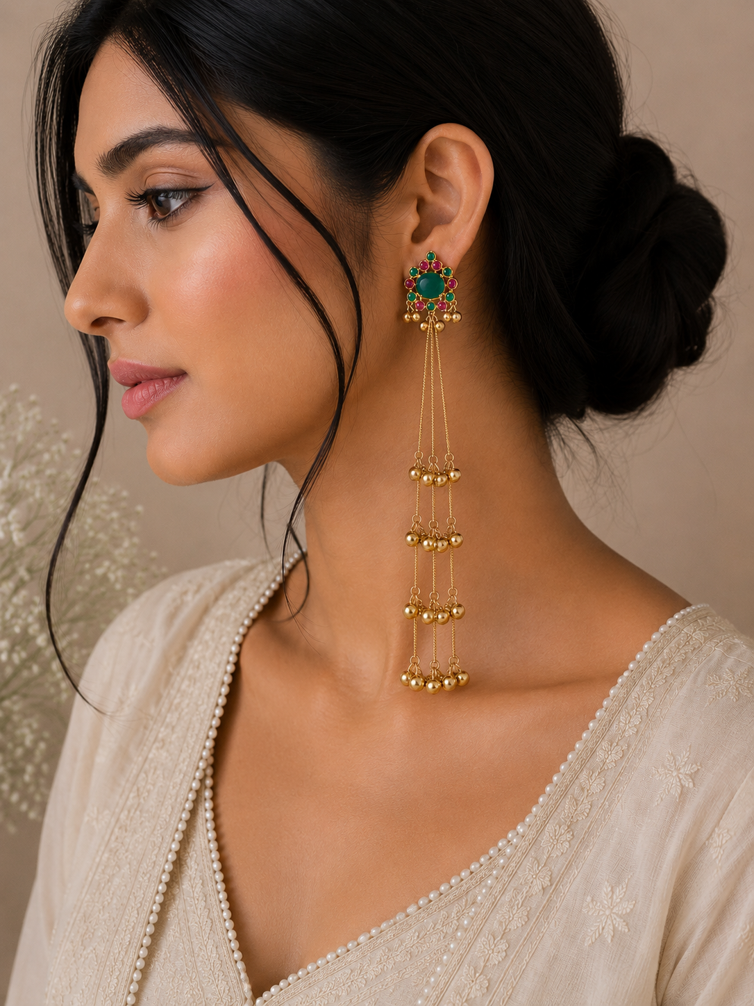 Reva Kashmiri Earrings