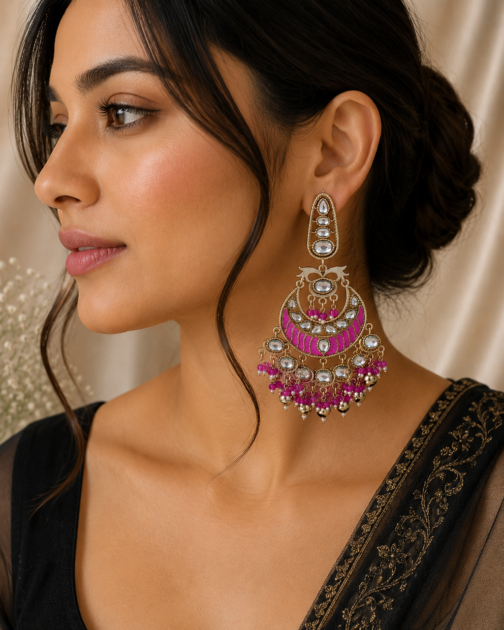 Zariya Chandbali Earrings