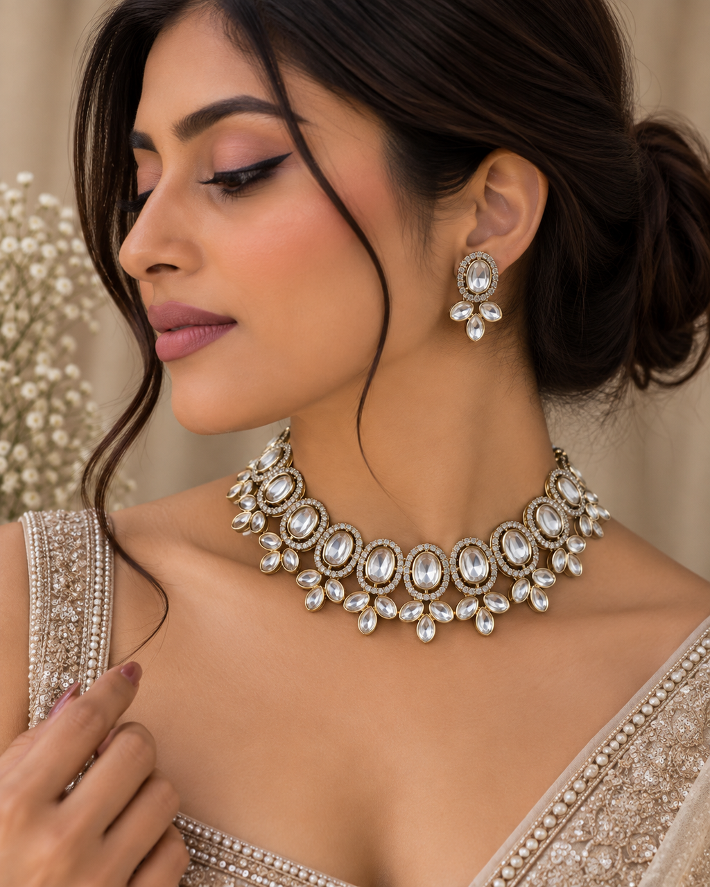 Samaira Kundan Choker Set