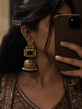 Raaya Emerald Jhumkas