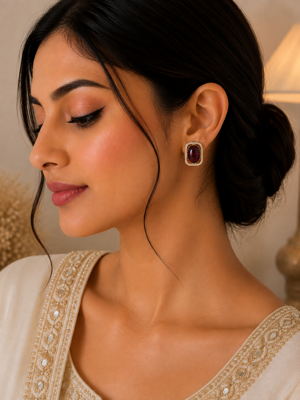 Veyra Ruby Studs