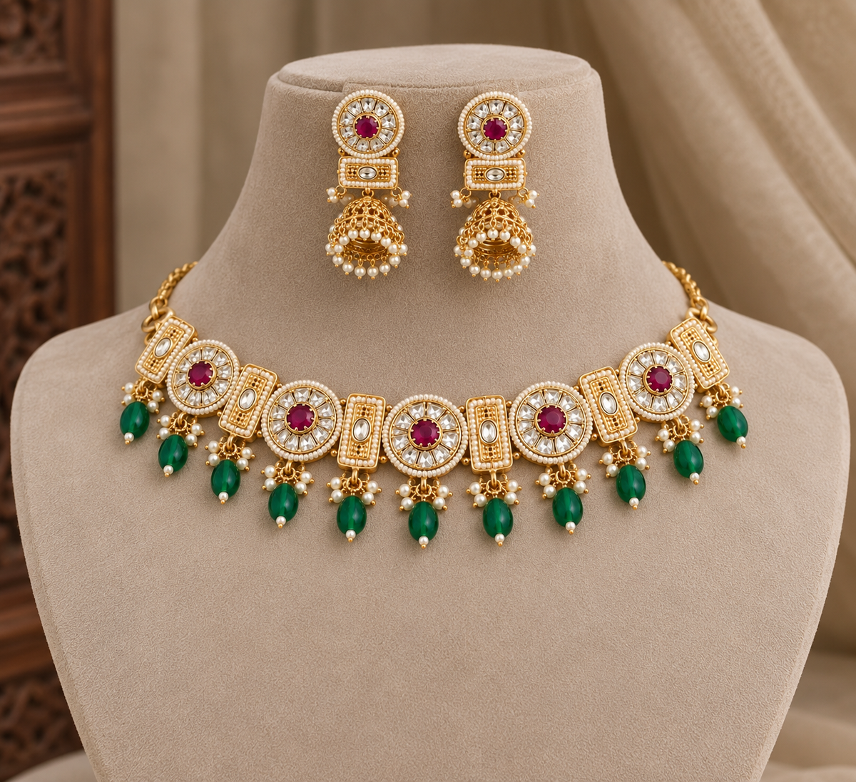 Ridhima Polki Choker Set
