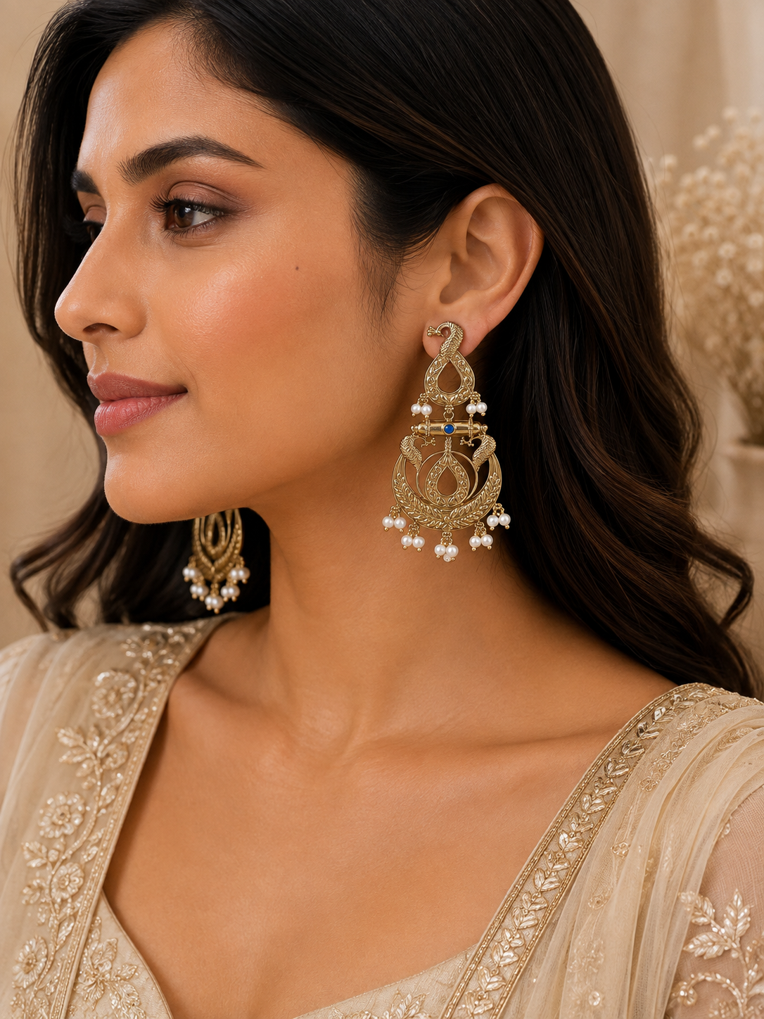 Amaira Peacock Earrings