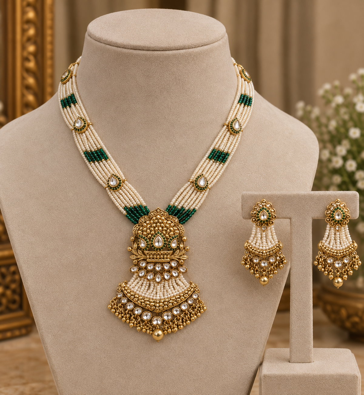 Zarelle Pearl Heritage Necklace Set