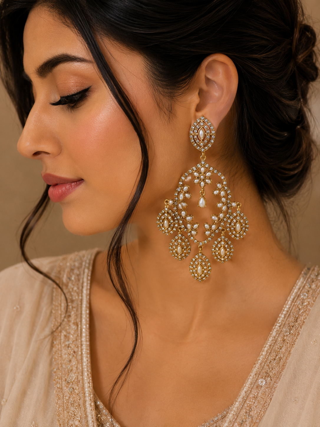 Tarakshi Pearl Earrings