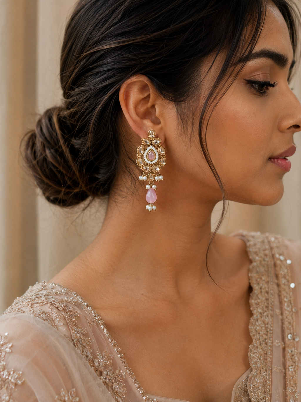 Aavika Blush Earrings