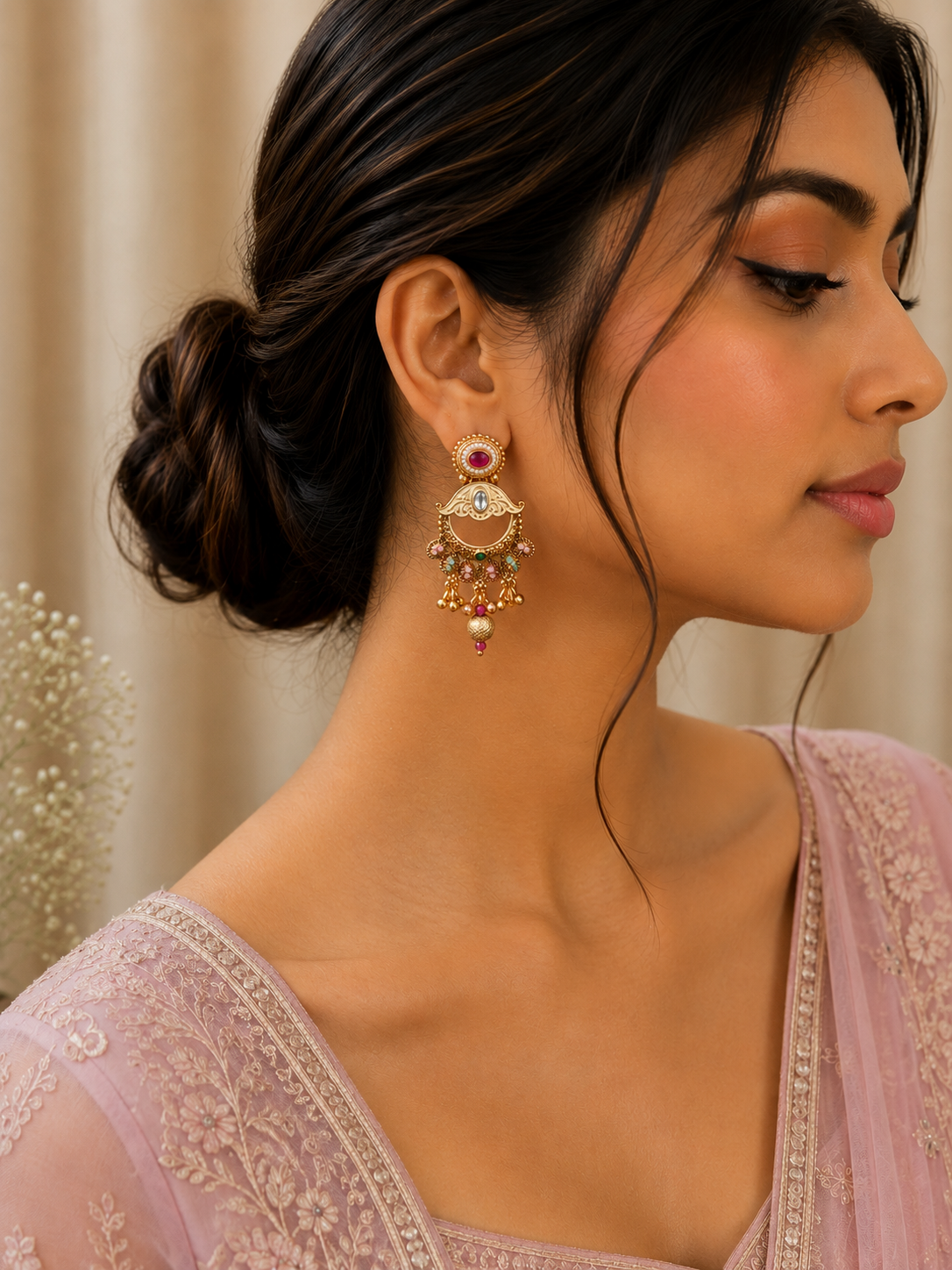 Saanvi Heritage Earrings