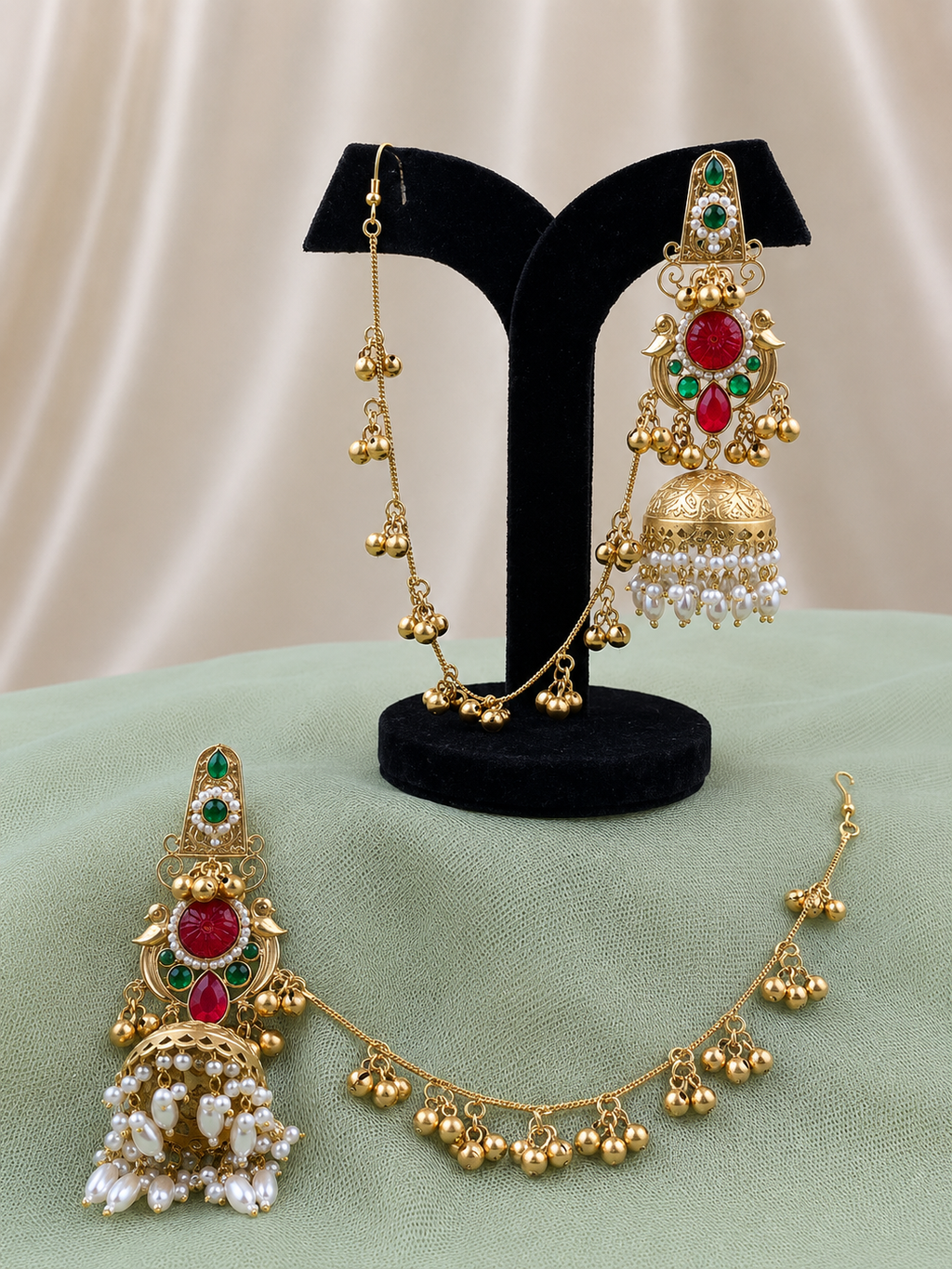 Elina Kashmiri Earrings