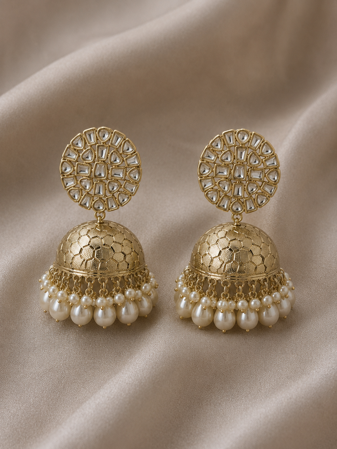 Samyra Kundan Jhumkas