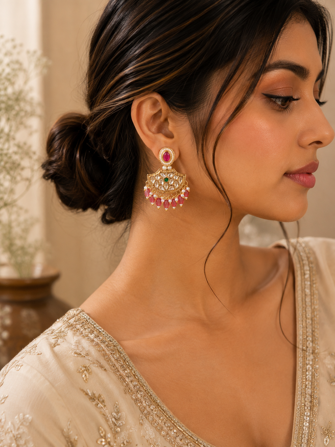 Kashvi Blush Earrings