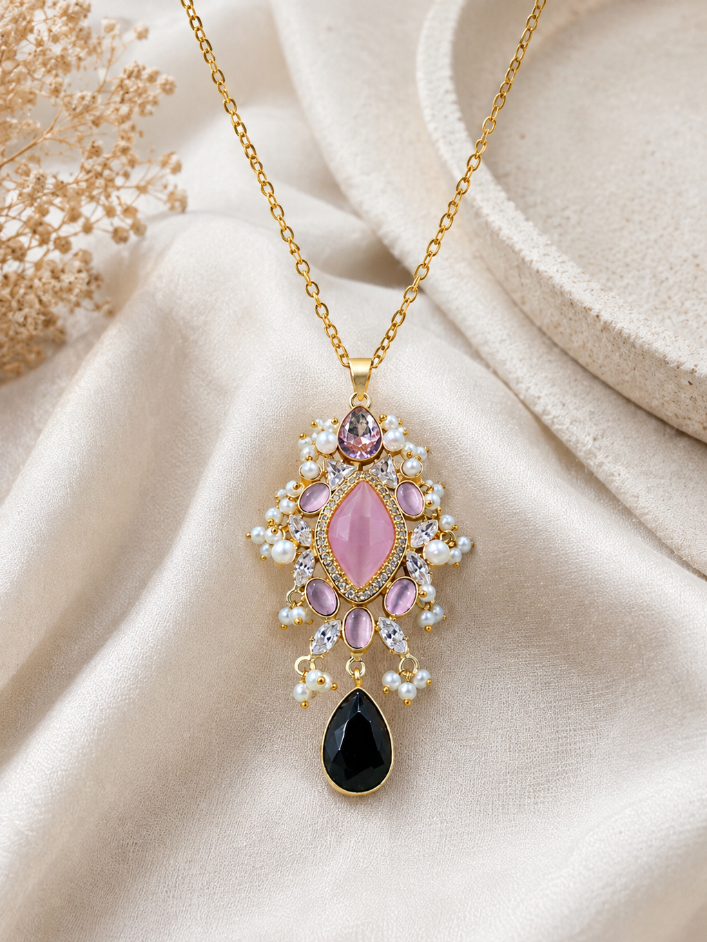 Siyana Blush Pendant