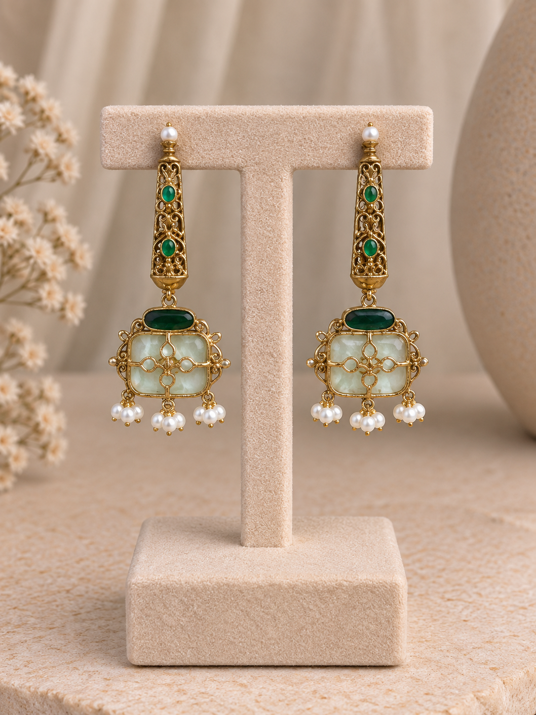 Kivara Mint Heritage Earrings
