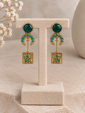 Ilyra Emerald Heritage Earrings