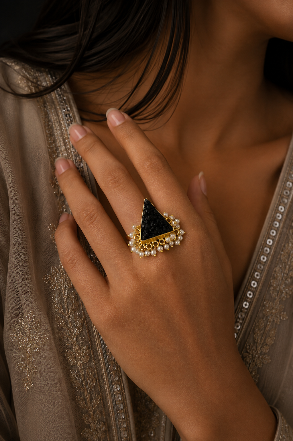 Nerissa Druzy Ring