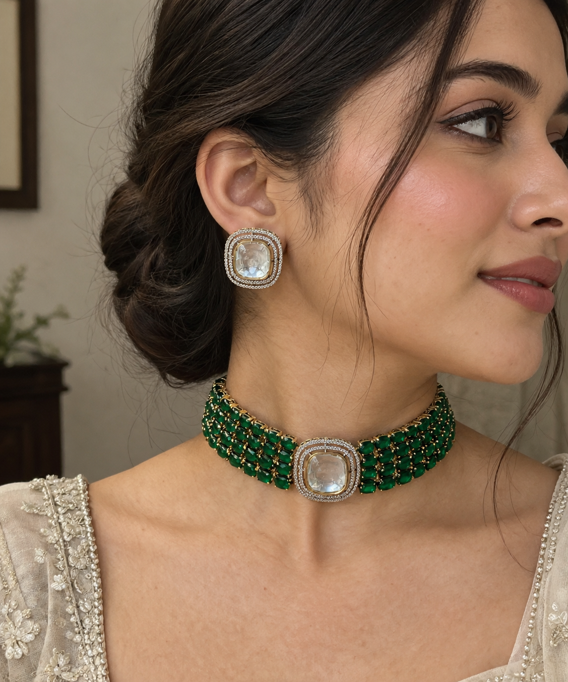 Aavritti Navratna Choker Set