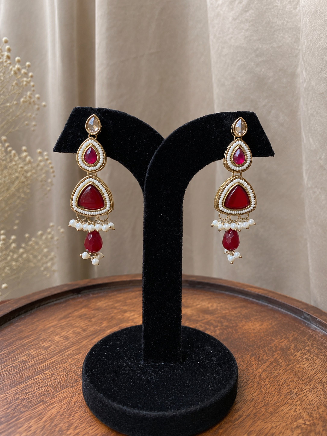 Ruveya Ruby Earrings