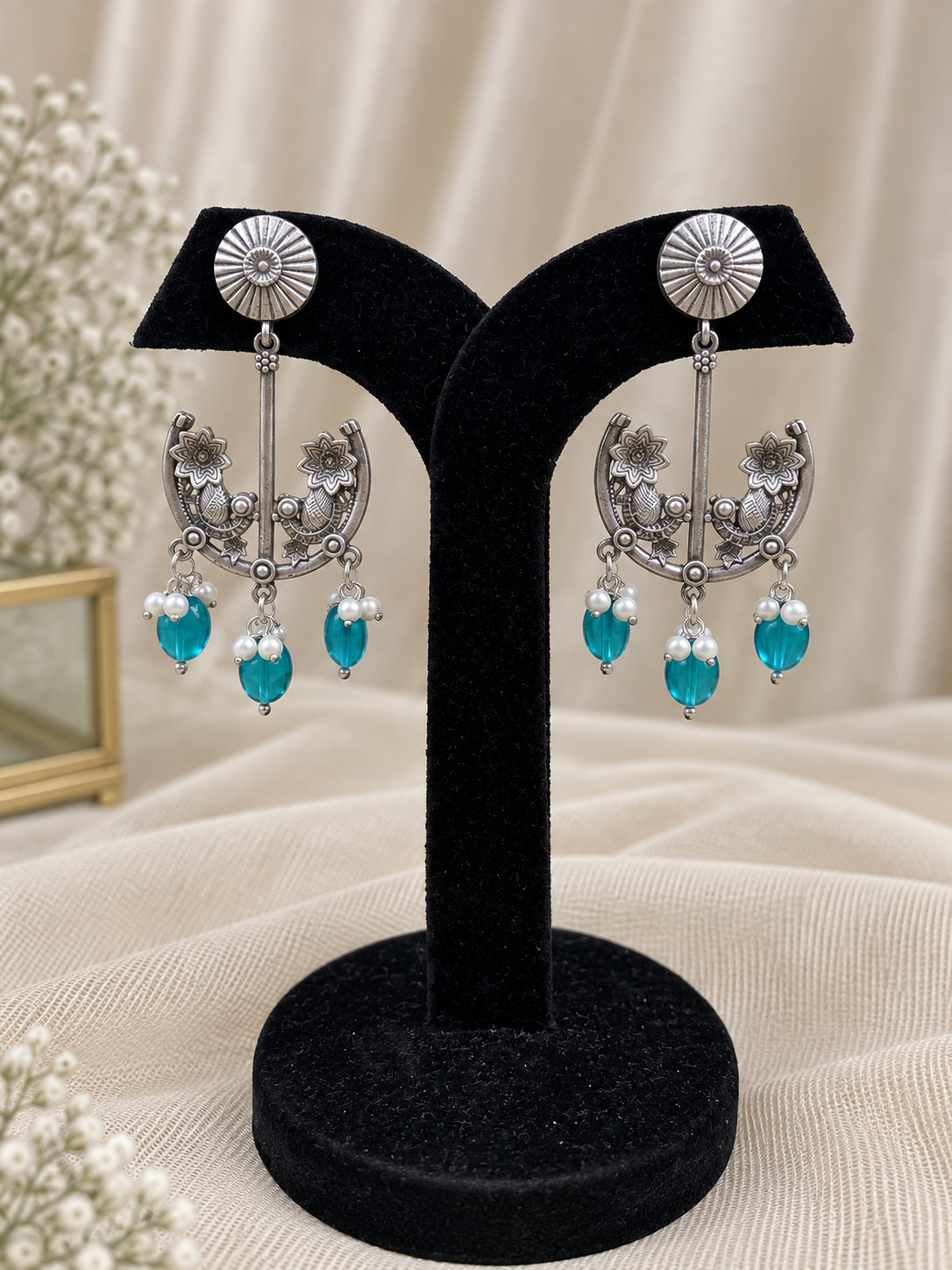 Nireya Turquoise Drop Earrings