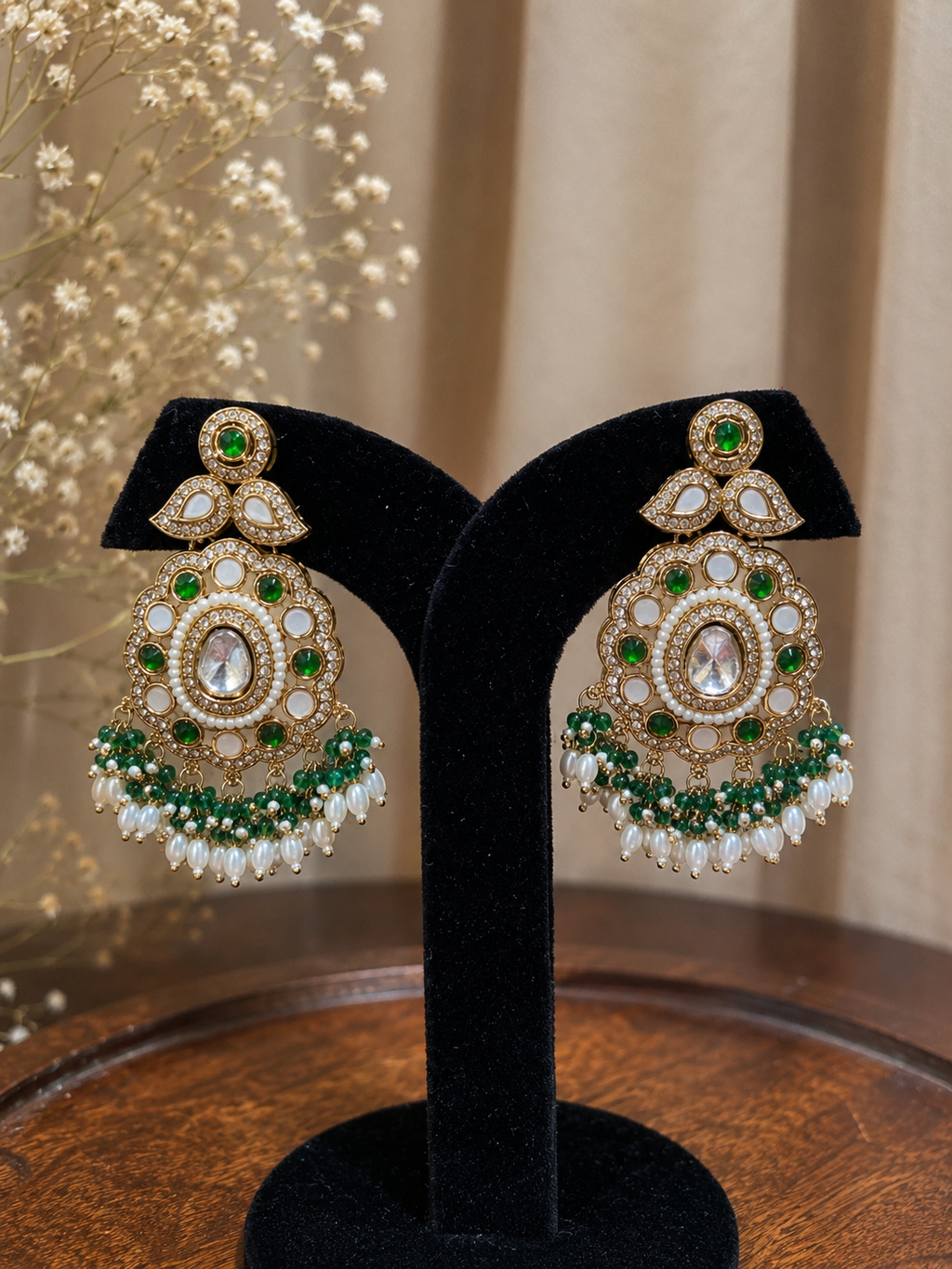 Ishira Emerald Earrings