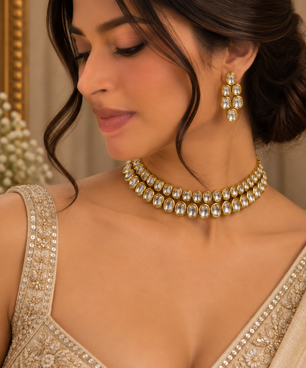 Vihana Kundan Choker Set
