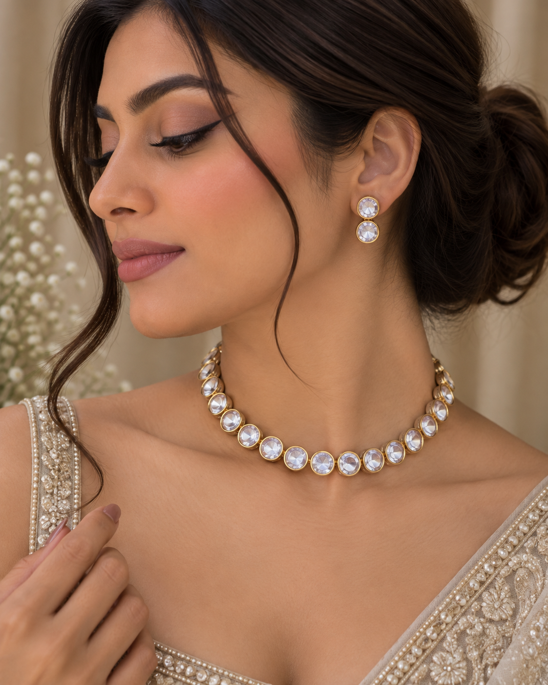 Rishya Classic Kundan Choker Set