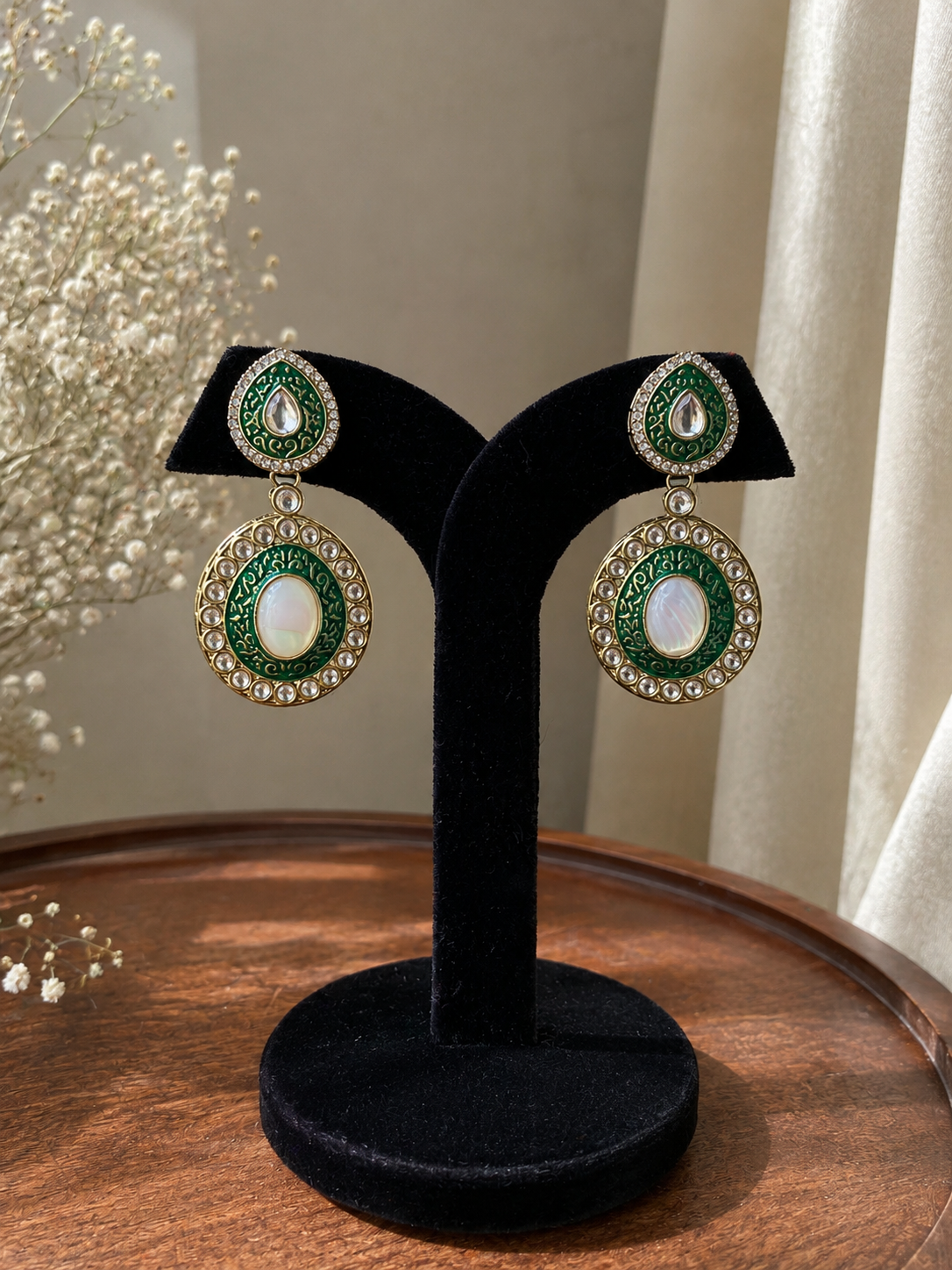 Viyana Meenakari Earrings