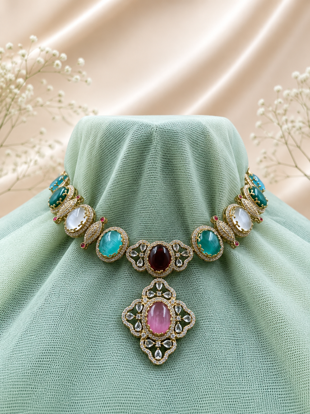 Ratnanjali Necklace Set