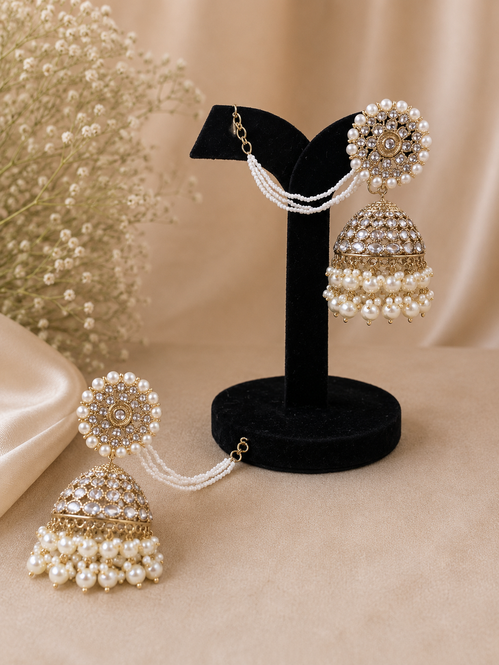 Aneya Pearl Jhumkas
