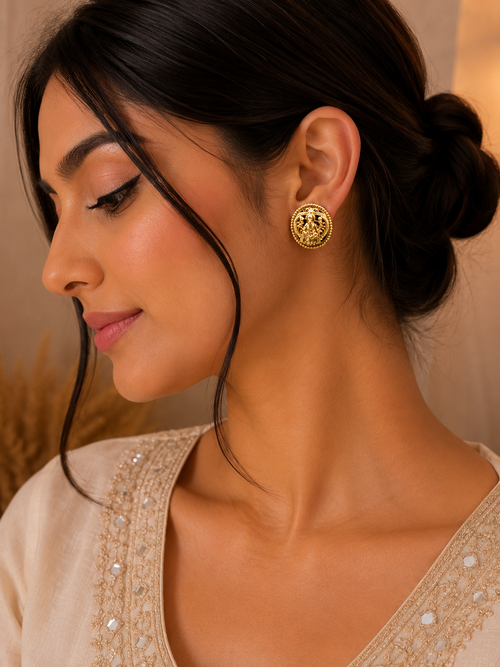 Aarvika Temple Studs