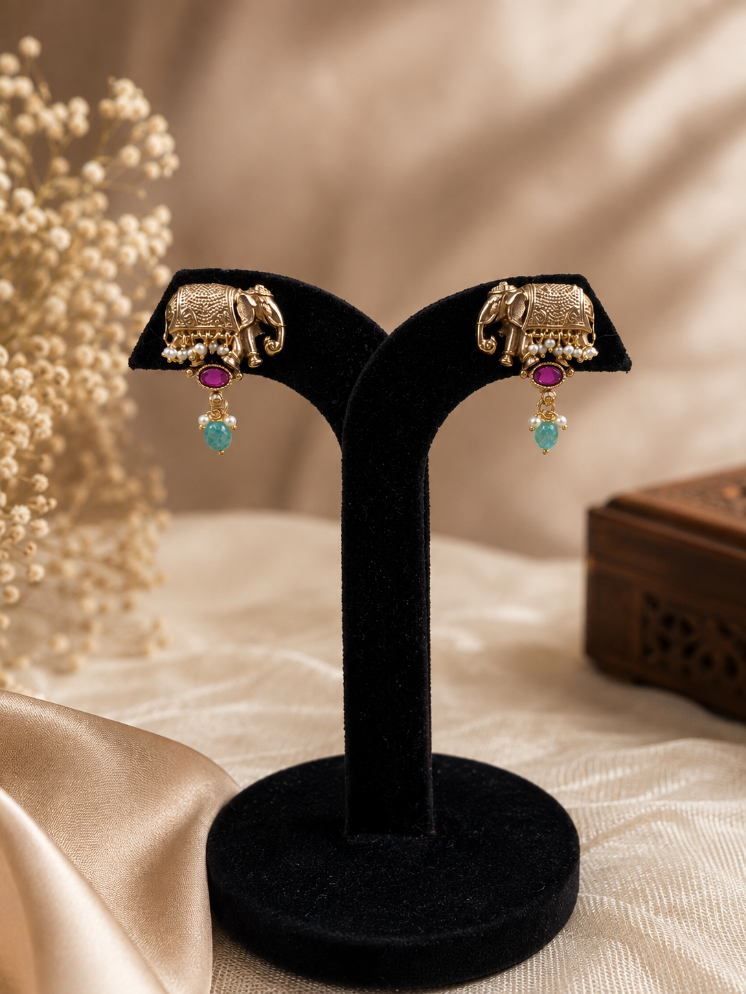 Eshani Elephant Earrings
