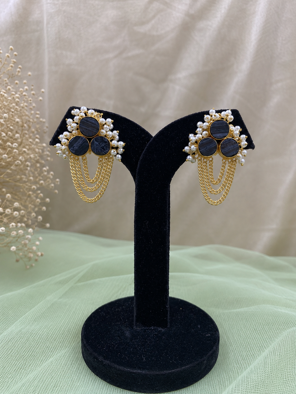 Orlina Chain Studs Earrings