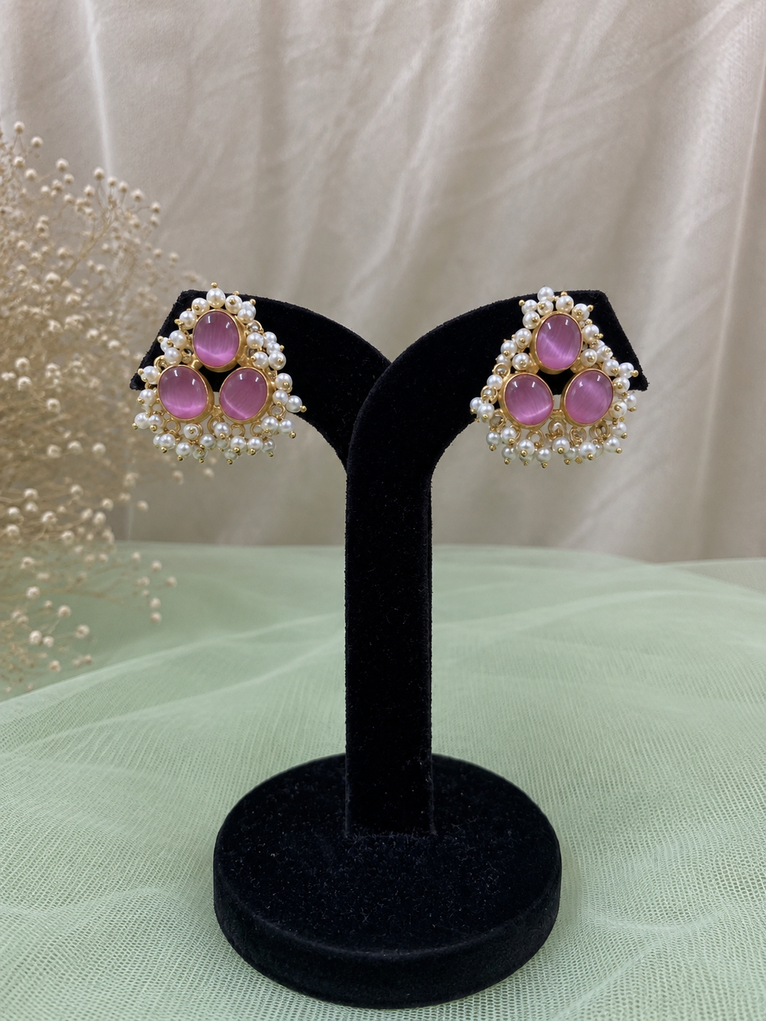 Pireya Pearl Studs Earrings